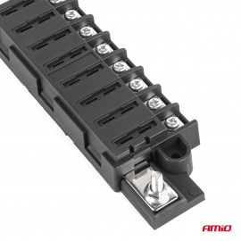 Amio - ΑΣΦΑΛΕΙΟΘΗΚΗ ΛΕΠΙΔΑΣ 8 ΠΟΛΟΙ - 1 Τεμ. (03837/AM) Βάσεις Ασφαλειών americat.gr