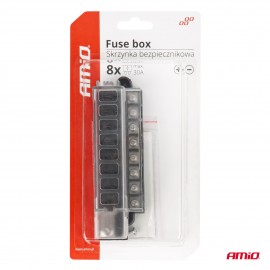 Amio - ΑΣΦΑΛΕΙΟΘΗΚΗ ΛΕΠΙΔΑΣ 8 ΠΟΛΟΙ - 1 Τεμ. (03837/AM) Βάσεις Ασφαλειών americat.gr