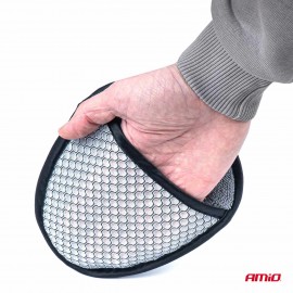 Amio - ΣΦΟΥΓΓΑΡΙ ΓΥΑΛΙΣΜΑΤΟΣ ΖΑΝΤΩΝ ΜΙΚΡΟΦΙΜΠΡΑ ΚΑΙ ΛΑΒΗ ΧΕΙΡΟΣ 20x16x2cm - 1 Τεμ. (03843/AM) Σφουγγάρια americat.gr