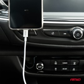 Amio - ΚΑΛΩΔΙΟ ΦΟΡΤΙΣΗΣ ΚΑΙ ΜΕΤΑΦΟΡΑΣ ΔΕΔΟΜΕΝΩΝ ΑΠΟ USB TYPE C ΣΕ USB TYPE C 200CM 2A 60W ΛΕΥΚΟ - 1 ΤΕΜ. (03897/AM) Καλώδια americat.gr