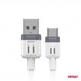 Amio - ΚΑΛΩΔΙΟ ΦΟΡΤΙΣΗΣ ΚΑΙ ΜΕΤΑΦΟΡΑΣ ΔΕΔΟΜΕΝΩΝ ΑΠΟ USB TYPE A ΣΕ USB TYPE C 200CM 3A - 1 ΤΕΜ. (03906/AM) Καλώδια americat.gr