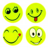 Amio - ΑΝΑΚΛΑΣΤΙΚΑ ΑΥΤΟΚΟΛΛΗΤΑ PVC ΧΑΜΟΓΕΛΑΣΤΕΣ ΦΑΤΣΕΣ/SMILES - 4 τεμ. (03941/AM) Αυτοκόλλητα Διακοσμητικά americat.gr