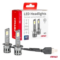 Amio - Λάμπες LED Αυτοκινήτου X5 WINGER H1 6000K 30W CANBUS 2936LM - 2 Τεμ. (03943/AM) Λάμπες americat.gr