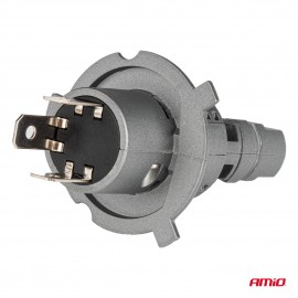 Amio - H4 12V 50W 6.000K 4200LM CSP LED CAN-BUS SERIES X5 WINGER 2ΤΕΜ. (03945/AM) Με Κάλυκα americat.gr