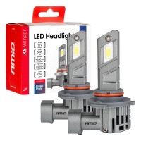 Amio - Λάμπες LED HB3 τύπου Series X5 Winger τάση λειτουργίας 12V απόδοσης 50W Can-bus για Επιβατικά Αυτοκίνητα - 2 τεμ. (03948/AM) Λάμπες americat.gr