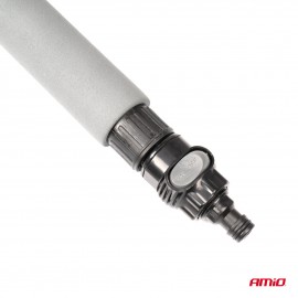 Amio - ΒΟΥΡΤΣΑ ΠΛΥΣΙΜΑΤΟΣ ΜΕ ΤΗΛΕΣΚΟΠΙΚΟ ΚΟΝΤΑΡΙ 97-160cm & ΑΝΤΑΠΤΟΡΑ ΓΙΑ ΠΑΡΟΧΗ ΝΕΡΟΥ​ - 1 TEM. (03953/AM) Βούρτσες Σκουπάκια americat.gr