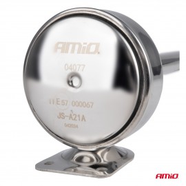 Amio - ΚΟΡΝΑ ΠΝΕΥΜΑΤΙΚΗ ΜΟΝΗ 12/24V 115dB HIGH TONE ΜΗΚΟΣ:520mm ΧΡΩΜΙΟ - 1 ΤΕΜ. (04077/AM) Κόρνες americat.gr