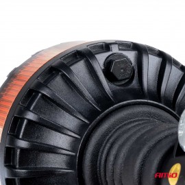 Amio - ΦΑΡΟΣ HEAVY DUTY W28P 12/24V 16LED ΕΛΑΣΤΙΚΟΣ ΒΙΔΩΤΟΣ ΠΟΡΤΟΚΑΛΙ Υ169mm Φ110mm - 1 τεμ. (04104/AM) Φάροι LED americat.gr