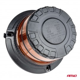 Amio - ΦΑΡΟΣ HEAVY DUTY W29M 12/24V ΠΟΡΤΟΚΑΛΙ 16LED ΜΑΓΝΗΤΙΚΟΣ/ΒΙΔΩΤΟΣ ΜΕ ΦΙΣ ΑΝΑΠΤΗΡΑ Υ103mm Φ110mm - 1 τεμ. (04110/AM) Φάροι LED americat.gr