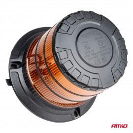 Amio - ΦΑΡΟΣ HEAVY DUTY W30M 12/24V ΠΟΡΤΟΚΑΛΙ 24LED ΜΑΓΝΗΤΙΚΟΣ/ΒΙΔΩΤΟΣ ΜΕ ΦΙΣ ΑΝΑΠΤΗΡΑ Υ128mm Φ110mm - 1 τεμ. (04111/AM) Φάροι LED americat.gr