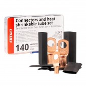 Amio - ΣΥΝΔΕΣΜΟΙ ΚΑΛΩΔΙΩΝ & ΘΕΡΜΟΣΥΣΤΕΛΛΟΜΕΝΟΙ ΣΩΛΗΝΕΣ ΣΕΤ ΔΙΑΦΟΡΑ ΜΕΓΕΘΗ - 140 τεμ. (04121/AM) Διάφορα Είδη - Ανταλλακτικά americat.gr