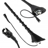 Amio - ΚΕΡΑΙΑ ΟΡΟΦΗΣ ANT09 23.4 cm ΜΕ ΚΑΛΩΔΙΟ 20cm ΚΑΙ ΦΙΣΑ RAKU-2 UNIVERSAL ΜΑΥΡΗ - 1 ΤΕΜ. (04153/AM) Κεραίες americat.gr