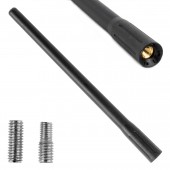 Amio - ΚΕΡΑΙΑ ΟΡΟΦΗΣ ANTM11 20cm ΜΕ 2 ΑΝΤΑΠΤΟΡΕΣ 5-6mm ΜΑΥΡΗ - 1 ΤΕΜ. (04161/AM) Κεραίες americat.gr