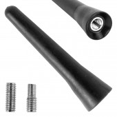 Amio - ΚΕΡΑΙΑ ΟΡΟΦΗΣ ANTM13 6.5cm ΜΕ 2 ΑΝΤΑΠΤΟΡΕΣ 5-6mm ΜΑΥΡΗ - 1 ΤΕΜ. (04164/AM) Κεραίες americat.gr