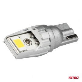 Amio - Λάμπες LED CANBUS T10 W5W 2SMD 3570 Λευκή 6000K – 12/24V - 2 Τεμ. (04256/AM) Λάμπες americat.gr