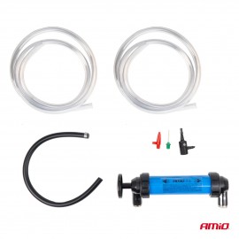 Amio - Πολυλειτουργική Χειροκίνητη Αντλία Υγρών & Αέρα με 3 Ακροφύσια και Ταχυσύνδεσμο – Universal - 1 τεμ. (04262/AM) Εργαλεία Μεταφοράς Υγρών americat.gr