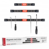 Amio - ΜΑΓΝΗΤΙΚΗ ΒΑΣΗ ΤΟΙΧΟΥ ΣΤΕΡΕΩΣΗΣ ΕΡΓΑΛΕΙΩΝ ΣΕ 3 ΛΩΡΙΔΕΣ 1x20cm/1x30,5cm/1x46cm - ΣΕΤ 3 ΤΕΜ. (04263/AM) Ειδη Συνεργείου americat.gr