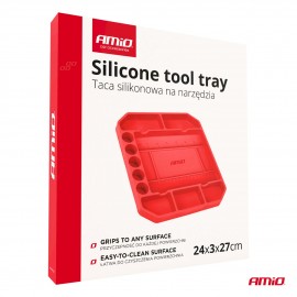 Amio Σιλικονούχος δίσκος οργάνωσης εργαλείων συνεργείου 24 × 27 × 3 cm 1 τεμ. (04271/AM) Ειδη Συνεργείου americat.gr