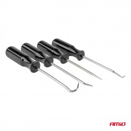 Amio - ΚΑΤΣΑΒΙΔΙΑ ΓΑΝΤΖΟΙ (ΣΟΥΒΛΙΑ) ΓΙΑ ΑΦΑΙΡΕΣΗ ΠΑΛΙΩΝ ΦΛΑΝΤΖΩΝ/ΤΣΙΜΟΥΧΕΣ ΜΑΥΡΟ ΧΡΩΜΑ - 4 ΤΕΜ. (04281/AM) Εργαλεία americat.gr