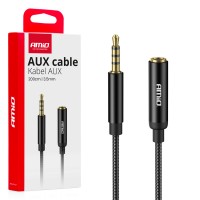 Amio - ΚΑΛΩΔΙΟ ΣΥΝΔΕΣΗΣ AUX MINI JACK ΑΠΟ ΑΡΣΕΝΙΚΟ 3.5mm ΣΕ ΘΗΛΥΚΟ 3.5mm 2m - 1 Τεμ. (04296/AM) Καλώδια americat.gr