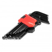 Amio - ΣΕΤ ΚΛΕΙΔΙΑ ΑΛΛΕΝ (ALLEN) ΕΞΑΓΩΝΑ ΧΡΩΜΙΟ-ΒΑΝΑΔΙΟ (CRV) ΔΙΑΦΟΡΑ ΜΕΓΕΘΗ ΣΕ ΜΑΥΡΟ ΧΡΩΜΑ - 9 ΤΕΜ. (04304/AM) Εργαλεία americat.gr