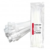 Amio - ΔΕΜΑΤΙΚΑ/ΔΕΤΙΚΑ ΚΑΛΩΔΙΩΝ TIE WRAP (ΤΑΙΡΑΠ) 4.8 x 300mm (ΛΕΥΚΟ) - 100 ΤΕΜ. (04311/AM) Δετικά Ταινίες americat.gr