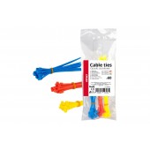 Amio - ΔΕΜΑΤΙΚΑ/ΔΕΤΙΚΑ ΚΑΛΩΔΙΩΝ TIE WRAP(ΤΑΙΡΑΠ) 2.5x100mm/2.5x150mm/3.6x100mm (ΔΙΑΦΟΡΑ ΧΡΩΜΑΤΑ)ΣΕΤ - 60 ΤΕΜ. (04313/AM) Δετικά Ταινίες americat.gr