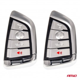 Amio - ΚΕΝΤΡΙΚΟ ΚΛΕΙΔΩΜΑ ΑΥΤΟΚΙΝΗΤΟΥ ΑΣΥΡΜΑΤΟ KEYLESS ENTRY ΜΕ 2 ΧΕΙΡΙΣΤΗΡΙΑ – 2 τεμ. (04344/AM) Συναγερμοί americat.gr
