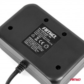 Amio - ΑΝΤΑΠΤΟΡΑΣ ΑΝΑΠΤΗΡΑ 12/24V 120W ΨΗΦΙΑΚΟΣ ΜΑΥΡΟΣ/3 ΘΕΣΕΙΣ/2xUSB-A + 1xUSB-C QC 4.0 ΜΕ ΚΑΛΩΔΙΟ 80cm - 1 Τεμ. (04366/AM) Φορτιστές 12 και 24V americat.gr