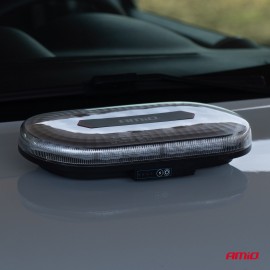 Amio - ΦΑΡΟΣ/ΣΤΡΟΜΠΟ ΜΠΑΡΑ R65 R10 12/24V 26W LED ΠΟΡΤΟΚΑΛΙ 10 ΧΡΗΣΕΩΝ ΜΕ ΜΑΓΝΗΤΙΚΗ ΒΑΣΗ 326x186x63mm - 1 ΤΕΜ. (04369/AM) Φάροι LED americat.gr