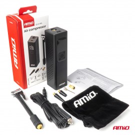 Amio - ΚΟΜΠΡΕΣΕΡ ΑΕΡΑ 12V 10BAR 150PSI 20L/MIN 100W ΜΕ ΨΗΦΙΑΚΗ ΟΘΟΝΗ & ΦΑΚΟ LED 1ΤΕΜ. (04376/AM) Κομπρεσέρ Αέρα americat.gr