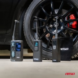 Amio - ΚΟΜΠΡΕΣΕΡ ΑΕΡΑ 12V 10BAR 150PSI 20L/MIN 100W ΜΕ ΨΗΦΙΑΚΗ ΟΘΟΝΗ & ΦΑΚΟ LED 1ΤΕΜ. (04376/AM) Κομπρεσέρ Αέρα americat.gr