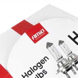 Amio Σετ Λαμπτήρων Αλογόνου H7 12V 55W με UV φίλτρο (E8) – 30 τεμ. (04399/AM) Λάμπες americat.gr