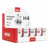 Amio Σετ Λαμπτήρων Αλογόνου H4 12V 60/55W με UV Φίλτρο (E8) 20τεμ. (04401/AM) Λάμπες americat.gr