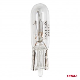 Amio - Λάμπες Αλογόνου T5 12V 1.2W Βάση W2x4.6d Λευκές για Φωτισμό Καντράν & Διακοπτών - 10 τεμ. (04412/AM) Λάμπες americat.gr