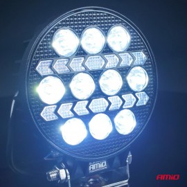Amio - Προβολέας Εργασίας LED AWL76 45W 3000lm 6500K με Λευκό + Κίτρινο φώς προειδοποίησης 9/36V - 1 τεμ. (04420/AM) Φορητές Λάμπες Εργασίας LED americat.gr