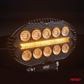 Amio - Προβολέας Εργασίας LED AWL77 45W 3000lm 6500K με Λευκό + Κίτρινο φώς προειδοποίησης 9/36V - 1 τεμ. (04421/AM) Φορητές Λάμπες Εργασίας LED americat.gr
