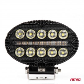 Amio - Προβολέας Εργασίας LED AWL77 45W 3000lm 6500K με Λευκό + Κίτρινο φώς προειδοποίησης 9/36V - 1 τεμ. (04421/AM) Φορητές Λάμπες Εργασίας LED americat.gr