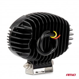 Amio - Προβολέας Εργασίας LED AWL78 SPOT 45W 2400lm 6500K με Λευκό + Κίτρινο φώς προειδοποίησης 9/36V - 1 τεμ. (04422/AM) Φορητές Λάμπες Εργασίας LED americat.gr