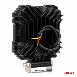 Amio - Προβολέας Εργασίας LED AWL79 SPOT 48W 3000lm 6500K με Λευκό + Κίτρινο φώς προειδοποίησης 9/36V - 1 τεμ. (04423/AM) Φορητές Λάμπες Εργασίας LED americat.gr