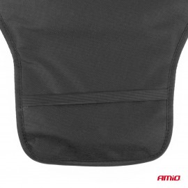 Amio - Κάλυμμα Καθίσματος Αντιιδρωτικό με Χάντρες & Στήριξη Μέσης 45×120cm Μαύρο – Universal CSM-16 - 1 Τεμ. (04429/AM) Μπροστινά Καλύμματα americat.gr