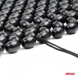 Amio – Κάλυμμα Καθίσματος Αντιιδρωτικό με Χάντρες 44×106cm Μαύρο – Universal CSM-18 - 1 Τεμ. (04431/AM) Μπροστινά Καλύμματα americat.gr