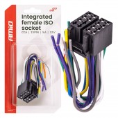 Amio - Φίσσα ISO 13 Pin Θηλυκή 12V έως 5A – CCA, Για Ηλεκτρικές Εγκαταστάσεις Οχημάτων - 1 τεμ. (04441/AM) Βασεις - Φίσες americat.gr