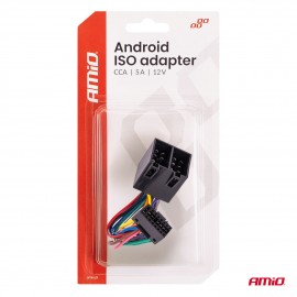 Amio - Αντάπτορας Ραδιοφώνου Android σε ISO 12V έως 5A – CCA, Για Συστήματα Multimedia Αυτοκινήτου - 1 τεμ. (04442/AM) Καλωδίωση Κεραίας americat.gr