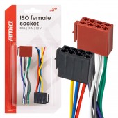 Amio - Φίσσα ISO Θηλυκή 12V έως 5A – CCA, Για Ηλεκτρικές & Φωτιστικές Εγκαταστάσεις Οχημάτων - 1 τεμ. (04444/AM) Βασεις - Φίσες americat.gr