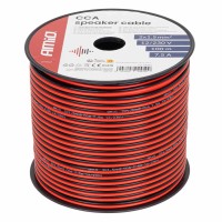 Amio - Δίδυμο Καλώδιο Ηχείων CCA 2×1,5mm² 100m - 1 τεμ. (04459/AM) Διανεμητές και Καλωδίωση americat.gr