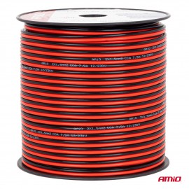 Amio - Δίδυμο Καλώδιο Ηχείων CCA 2×1,5mm² 100m - 1 τεμ. (04459/AM) Διανεμητές και Καλωδίωση americat.gr