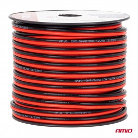 Amio - Δίδυμο Καλώδιο CCA 2×2,5mm² 50m - 1 τεμ. (04460/AM) Διανεμητές και Καλωδίωση americat.gr