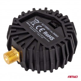 Amio - Ψηφιακό Μανόμετρο Πίεσης 17 bar με Λαστιχένια Προστασία - 1τεμ. (04463/AM) Μετρητές Πίεσης americat.gr