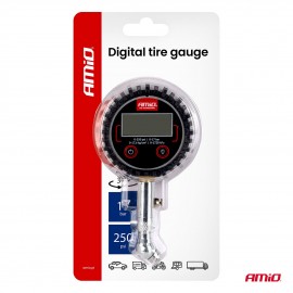 Amio - Ψηφιακό Μανόμετρο Πίεσης Ελαστικών 17 bar με Περιστρεφόμενη Κεφαλή & Βαλβίδα Εκτόνωσης - 1τεμ. (04464/AM) Μετρητές Πίεσης americat.gr